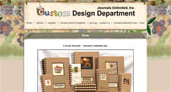 Desktop Screenshot of customjournals.net