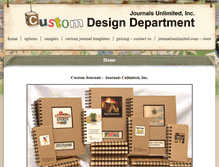 Tablet Screenshot of customjournals.net